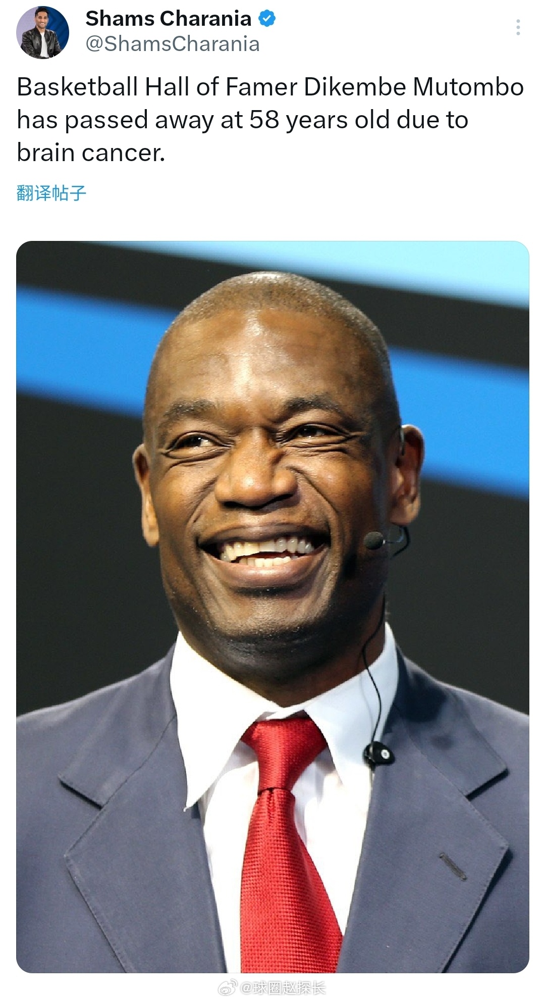九游欢乐APP：NBA球星纪录片：讲述穆托姆博的传奇盖帽生涯